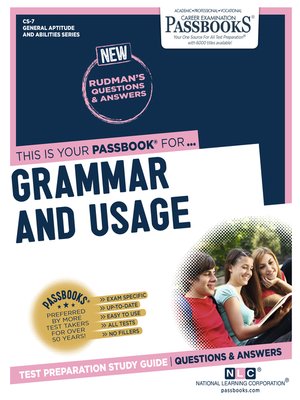 cover image of CIVIL SERVICE GRAMMAR AND USAGE